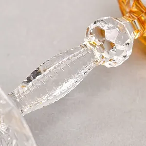 Редкость! Хрустальные Рюмки 4-е штуки серия «FLIRT», Knittel FAKIRIS Германия, 60 -е годы ХХ века.