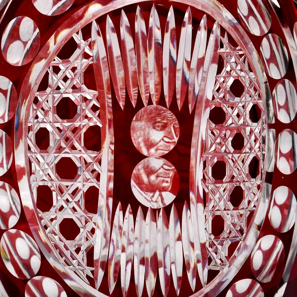 Редкость! Коллекционная Ваза «Папа Римский - Иоанн Павел II», Хрусталь SCHONBORNER, Германия -1978 г.