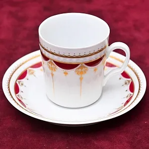 Коллекционная Фарфоровая Кофейная Пара FURSTENBERG, Германия - вторая половина ХХ века.