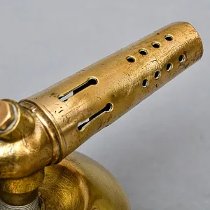 Винтажная Латунная Бензиновая Горелка - Паяльная Лампа, BARTHEL Германия -50 гг. 