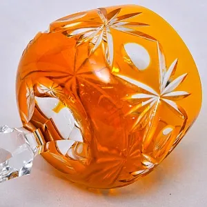 Бокал для Вина из Цветного Хрусталя, Annahütte Германия, 60 -е годы ХХ века.