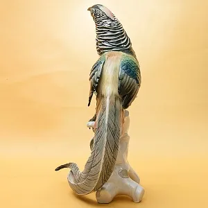 Большая Фарфоровая Статуэтка «Райская Птица» Н -30 см., Карл Энс / Karl Ens,  Германия, 50-е годы ХХ века.