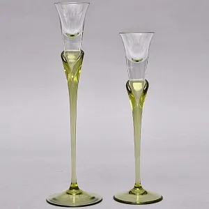 Редкость! Пара Подсвечников серия «Papyrus», Хрусталь Rosenthal Studio Line, Германия -1960 -1969 годы. 