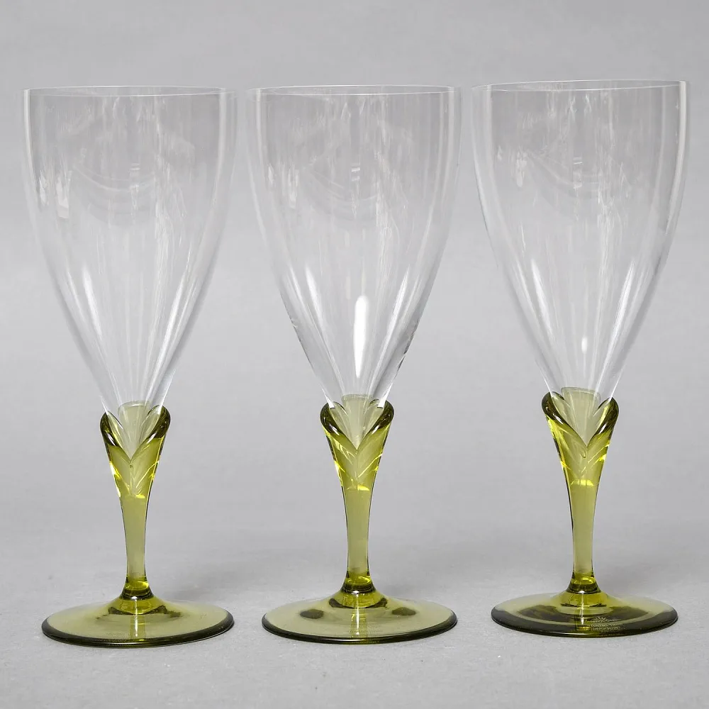 Бокалы для воды «Papyrus», Хрусталь Rosenthal Studio Line, Германия -1960 -1969 годы. 
