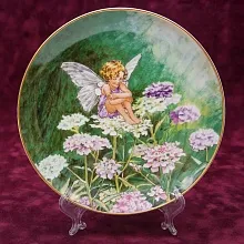 Коллекционная Тарелка - Блюдо «Фея Ибериса» Фарфор, Villeroy&Boch Германия -80 гг.