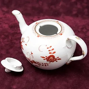 Чайный Сервиз «Индийский цветок» на 6-ть персон Фарфор MEISSEN / МЕЙСЕН Германия.