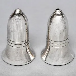 Винтажный Набор из 4х предметов - Набор для специй и горчичница на подносе, SHEFFIELD Англия.