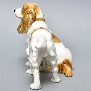 Фарфоровая Статуэтка Пара Собак, «СПАНИЕЛИ», Hutschenreuther,  Германия -1965 год.