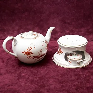 Чайный Сервиз «Индийский цветок» на 6-ть персон Фарфор MEISSEN / МЕЙСЕН Германия.