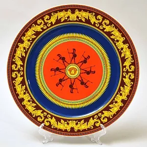 «Античные Герои» - Коллекционная Фарфоровая Тарелка - Блюдо, VERSACE, Rosenthal Германия конец ХХ века.