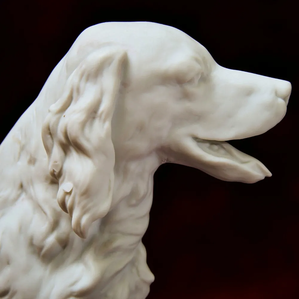 Бисквитный Фарфор Коллекционная Статуэтка «Собака - СЕТТЕР»,  Kaiser Германия - 1979 г.