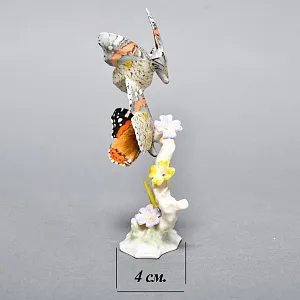 Коллекционная Фарфоровая статуэтка «Бабочки», Hutschenreuther Германия, первая половина ХХ века. 