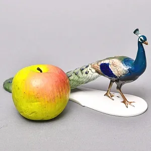 Редкость! Коллекционная Фарфоровая статуэтка «Птица - Павлин», ROSENTHAL Германия 40 гг.