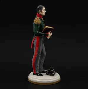 Коллекционная Авторская Статуэтка «Генералы Отечественной Войны 1812 года - Аракчеев А.А.», фарфор, Россия. 