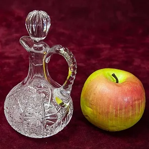 Винтажный Хрустальный Графинчик - Соусник BEYER Германия 60-е годы ХХ века.