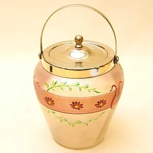 «Пастораль» - Бисквитница - Сахарница - Баночка с крышкой, Стекло Англия 50-е годы ХХ века.