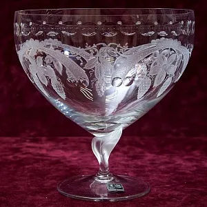 Винтажная Конфетница - Фруктовница - Ваза, Хрусталь Spiegelau Crystal Германия 60 -е гг.