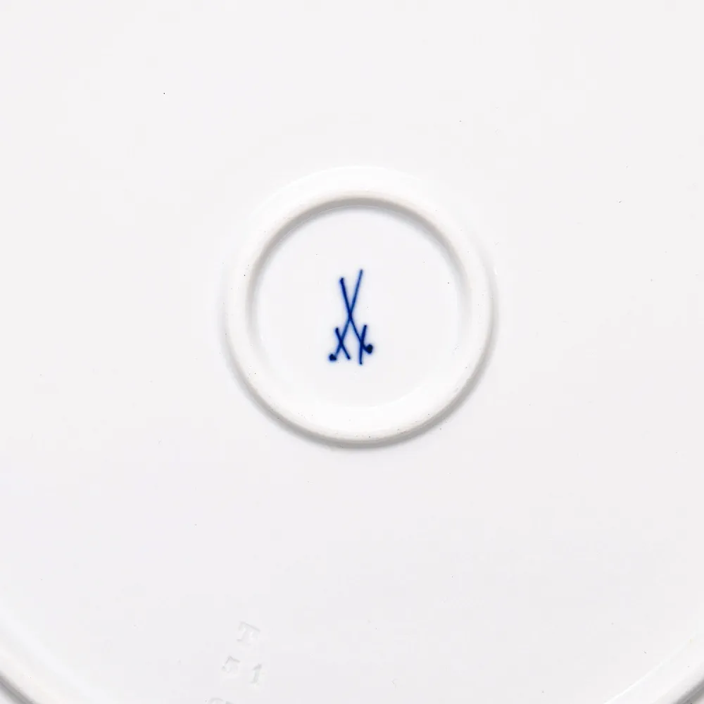 Антикварное Фарфоровое Блюдо - Тарелка «Букет с желтой розой», MEISSEN Германия, начало ХХ века.