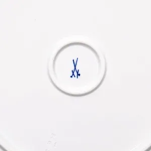 Антикварное Фарфоровое Блюдо - Тарелка «Букет с желтой розой», MEISSEN Германия, начало ХХ века.