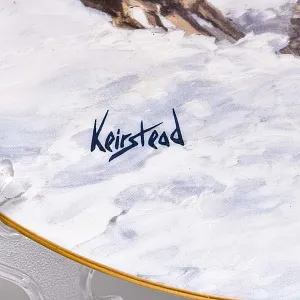 Коллекционная Тарелка - Блюдо «Дети играют с собакой», Фарфор. Hutschenreuther Германия.