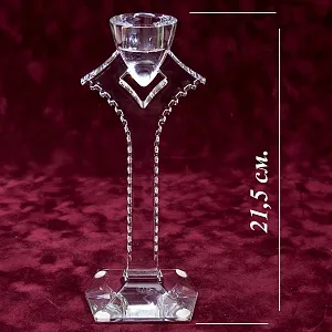 Редкость! Хрустальный Подсвечник БАККАРА / BACCARAT, Фрация, 70 -е годы ХХ века.