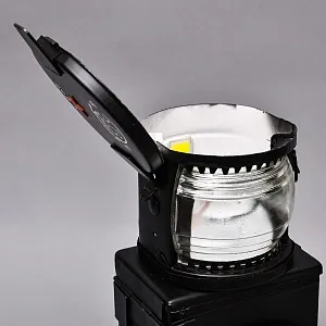 Большой Винтажный Железнодорожный Сигнальный Вагонный Фонарь, СССР - 1977 год.