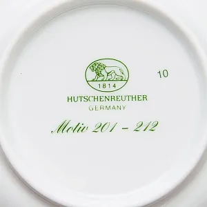 Коллекционная Кофейная пара «Октябрь» Фарфор HUTSCHENREUTHER Германия