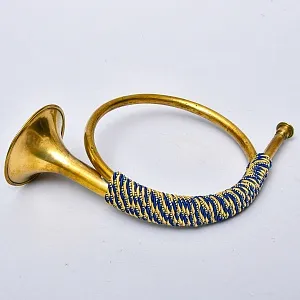 Классическая Охотничья Двухтональная Валторна - Рог, Германия - 50 гг. ХХ века.