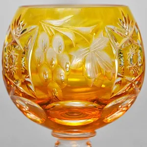 Полный Набор, 8-ть Рюмок «Marsala Glass - Виноград», Хрусталь NACHTMANN Германия, 60 -е годы ХХ века.