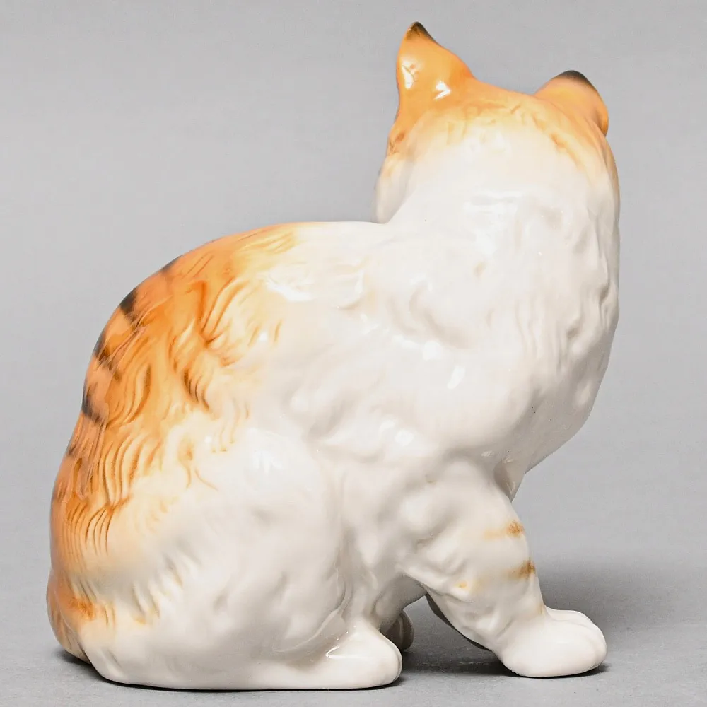 Авторская Фарфоровая Статуэтка «КОШКА», Hutschenreuther, Германия -1985 год.