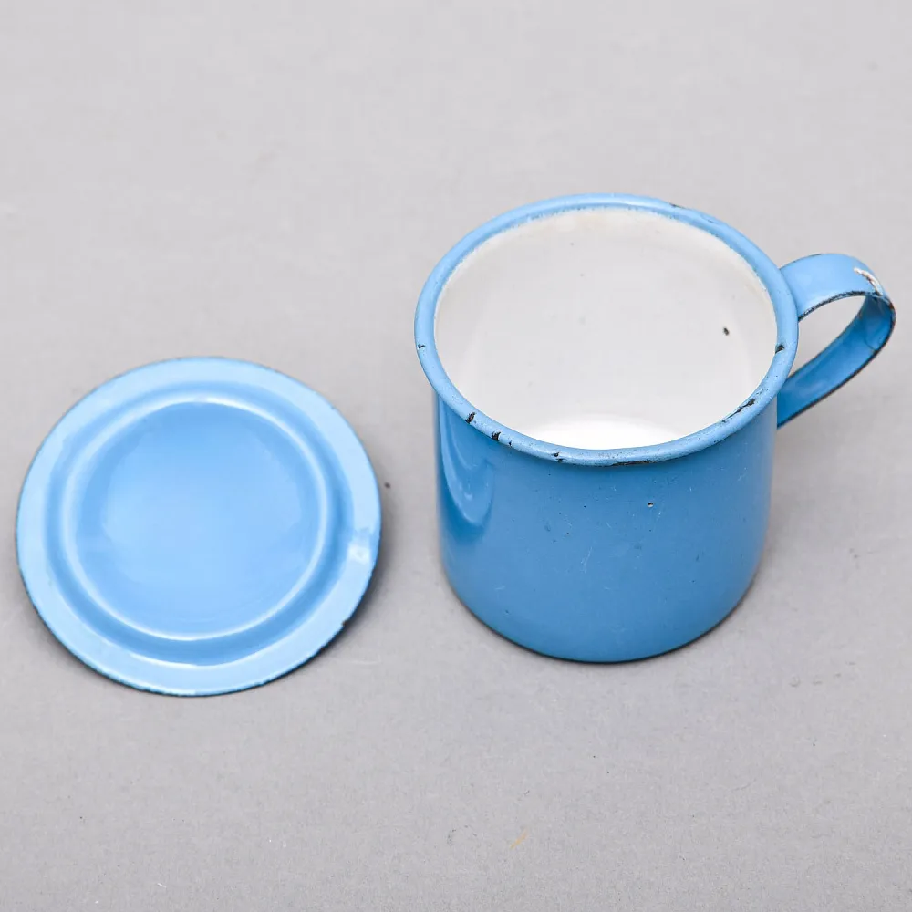 Редкость! Винтажная Игрушка - Кукольный детский набор - Плита с Посудой, Германия середина ХХ века.