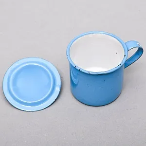 Редкость! Винтажная Игрушка - Кукольный детский набор - Плита с Посудой, Германия середина ХХ века.