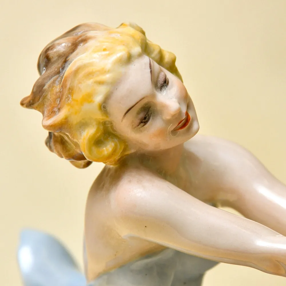 Авторская Коллекционная Статуэтка «ПОДРУГИ. ТАНЕЦ», фарфор Hutschenreuther, Германия 1955-1968 годы. 