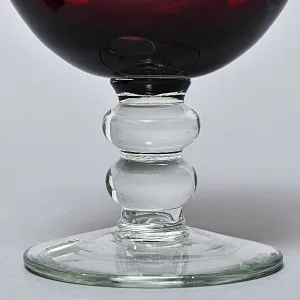 Набор Графин и Рюмки «Рубиновый Хрусталь», Tirgu-Mures Германия, 50 -е годы ХХ века.