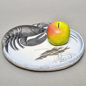 Коллекционное Блюдо для морепродуктов «ОМАР», Фарфор Royal Copenhagen Дания, 1969 - 1974 год. 