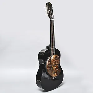 Авторское Настенное Панно «Гитара и Владимир Высоцкий», медь, СССР 80-е годы ХХ века.