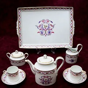 Кофейный сервиз «Тет-а-Тет» - «RAPPALO» Фарфор RICHARD GINORI, Италия 70-е годы ХХ века.