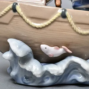 Коллекционная Фарфоровая статуэтка «Маленький капитан», Lladro Испания, 1993 - 1996 годы.