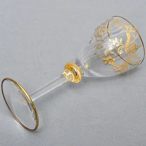 Редкость! Хрустальные Рюмки серии «Золотой Фазан», JOSEPHINENHUTTE, Германия -50 гг.