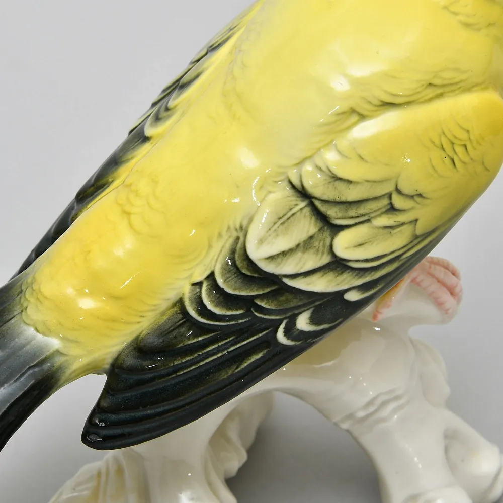 Фарфоровая Статуэтка «Птица - ИВОЛГА» Карл Энс / Karl Ens, Германия, 30-е годы ХХ века.