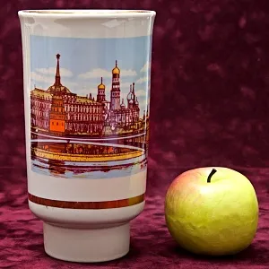 Агитационная! Подарочная Ваза «ВЕТЕРАНУ ТРУДА» Фарфор СССР Дулево -1968 -1970 гг.