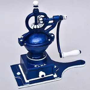 Антикварная Чугунная Ручная Механическая Кофемолка ELMA, Франция начало ХХ века.