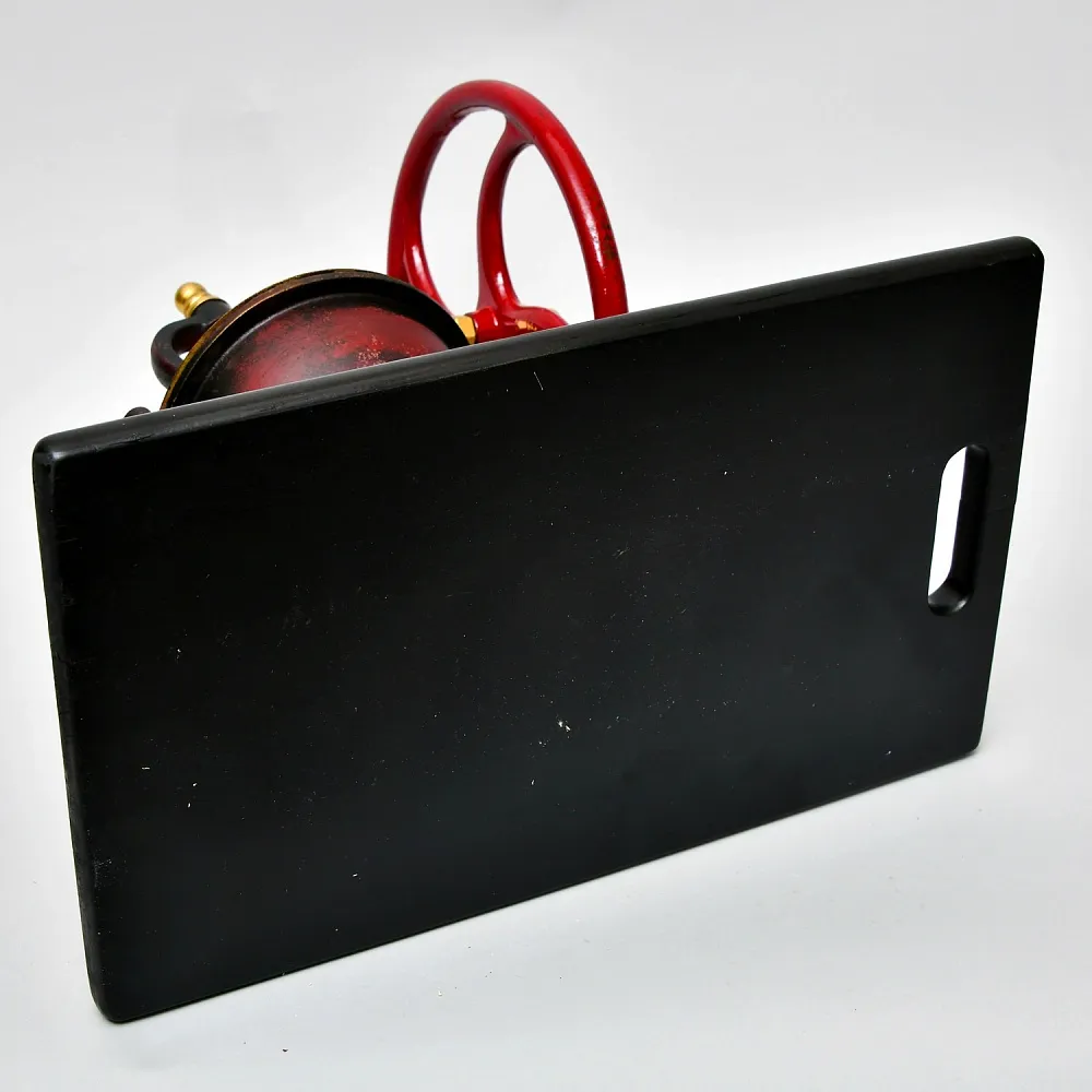 Большая Антикварная Чугунная Ручная Механическая Кофемолка ELMA, Франция начало ХХ века.