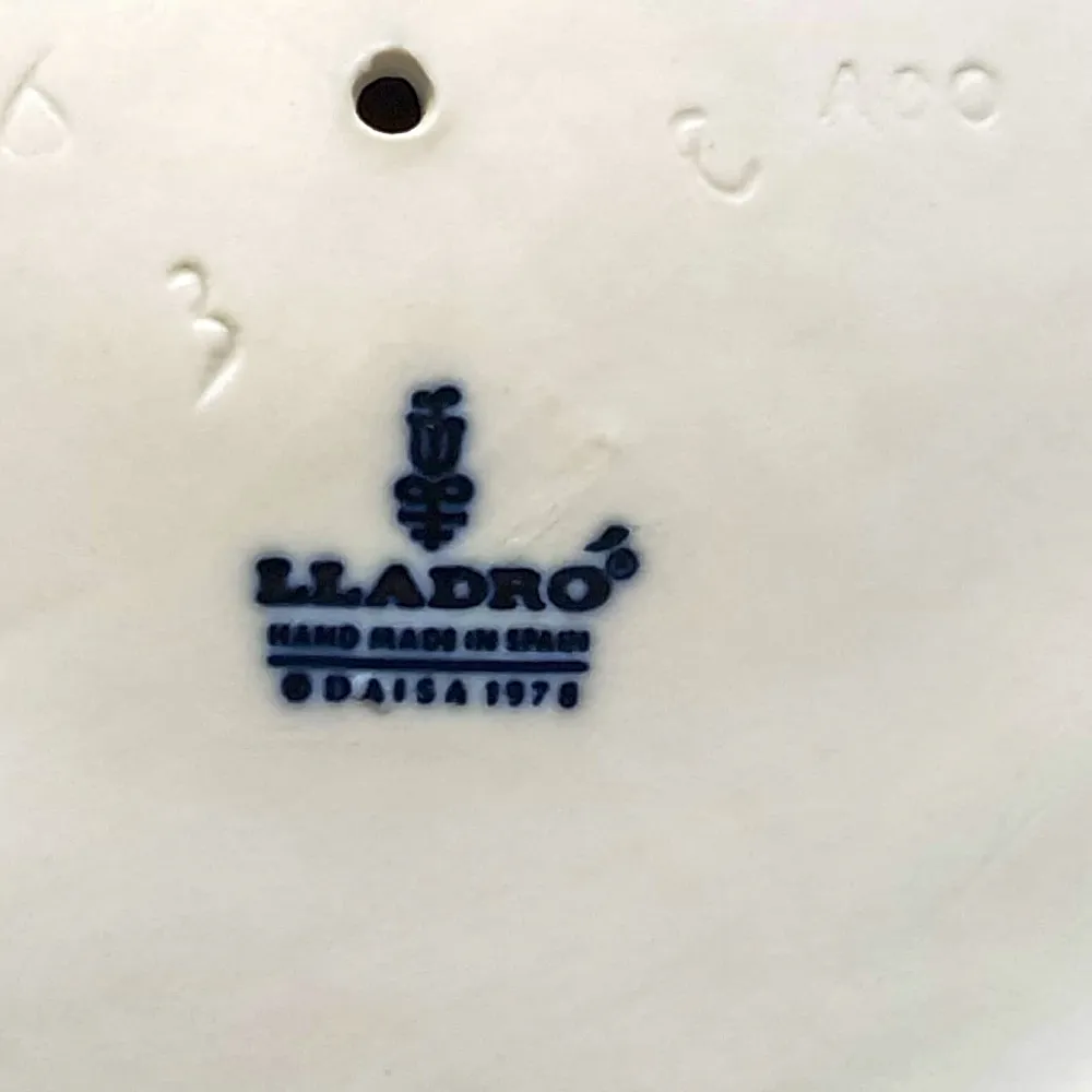 Коллекционная Фарфоровая статуэтка «Маленькая балерина в розовом» Lladro, Испания - 1978 год.