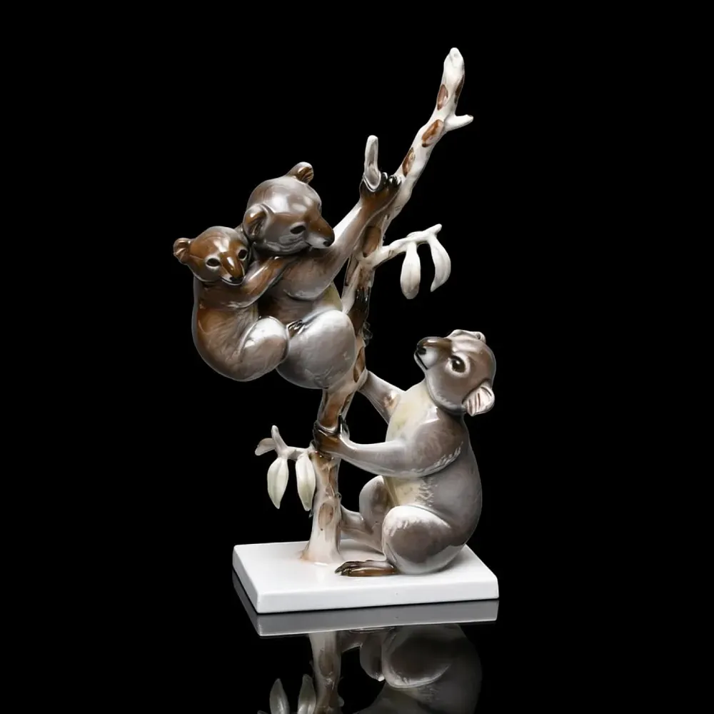 Коллекционная Фарфоровая статуэтка «КОАЛЫ», ROSENTHAL Германия, 30-40 е годы ХХ века. 