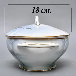 Столовый Фарфоровый сервиз «Охота» на 12 персон, Kaestner Saxonia Германия, первая половина ХХ века.