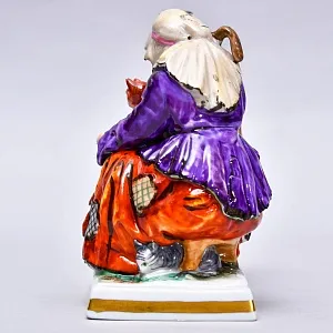 Коллекционная Фарфоровая статуэтка «Нищие и Бродяги. Трапеза», Volkstedter Германия.