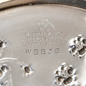 Металлическая Сухарница - Конфетница - Фруктовница, Silverplate, Mappin & Webbs Англия. 