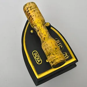 Большой Старинный Угольный Чугунный Утюг Индия первая половина ХХ века.