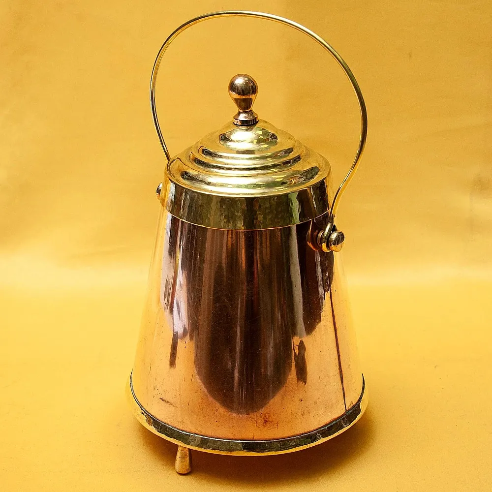 Редкость!!! Антикварное Медное Ведро для Угля - Зольник. Англия начало ХХ века.